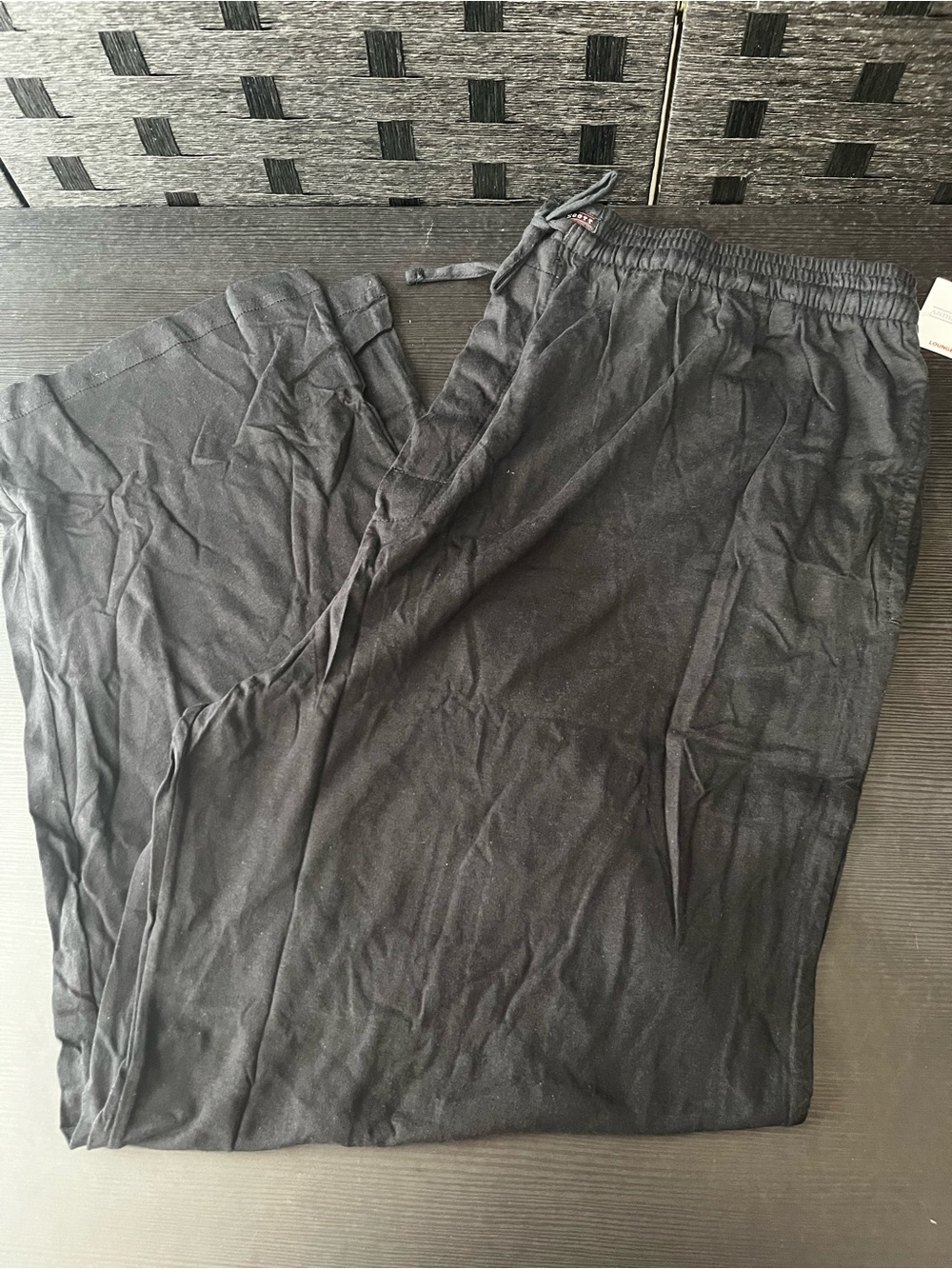 Men’s Andrew Scott 100% Cotton Lounge Pants Black Size 3Xl